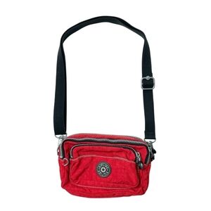 Kipling Crossbody Convertible To Belt Bag Red